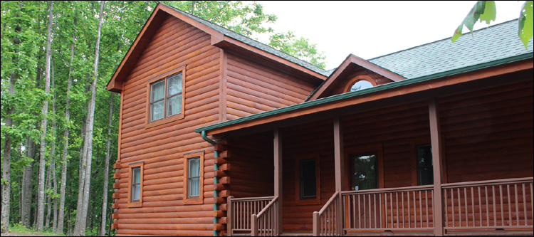 Log Home Staining in Northumberland County, Virginia
