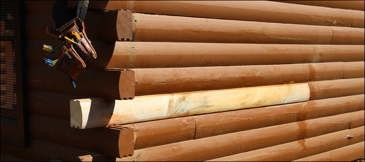 Log Home Damage Repair  Northumberland County, Virginia